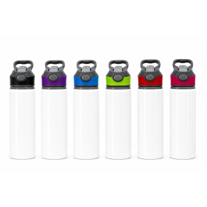 SQUEEZE ALUMINIO 600ML- BICO SILICONE
