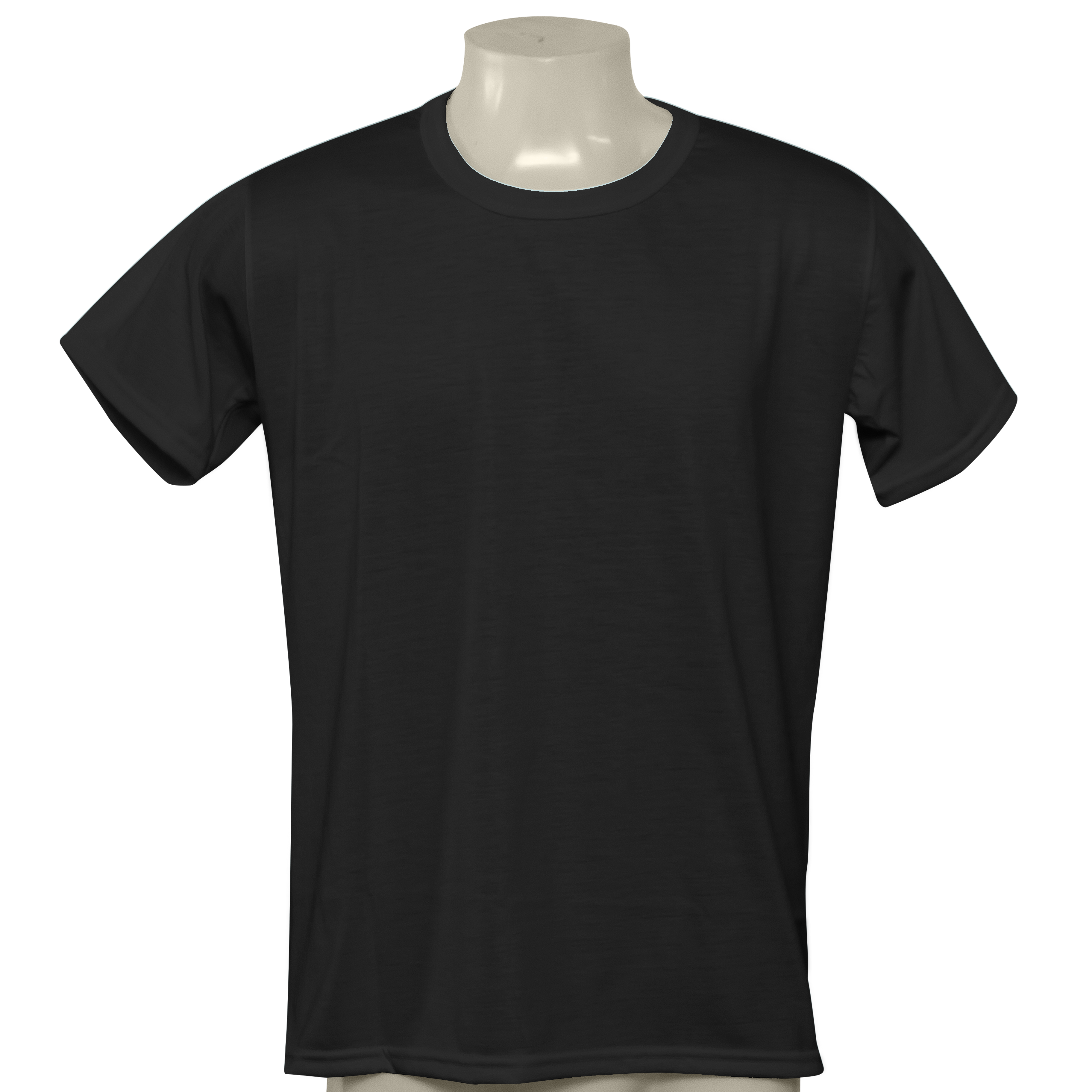 Camiseta preta, Poliéster Para Sublimação