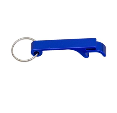 CHAVEIRO E ABRIDOR EM ALUMINIO- AZUL