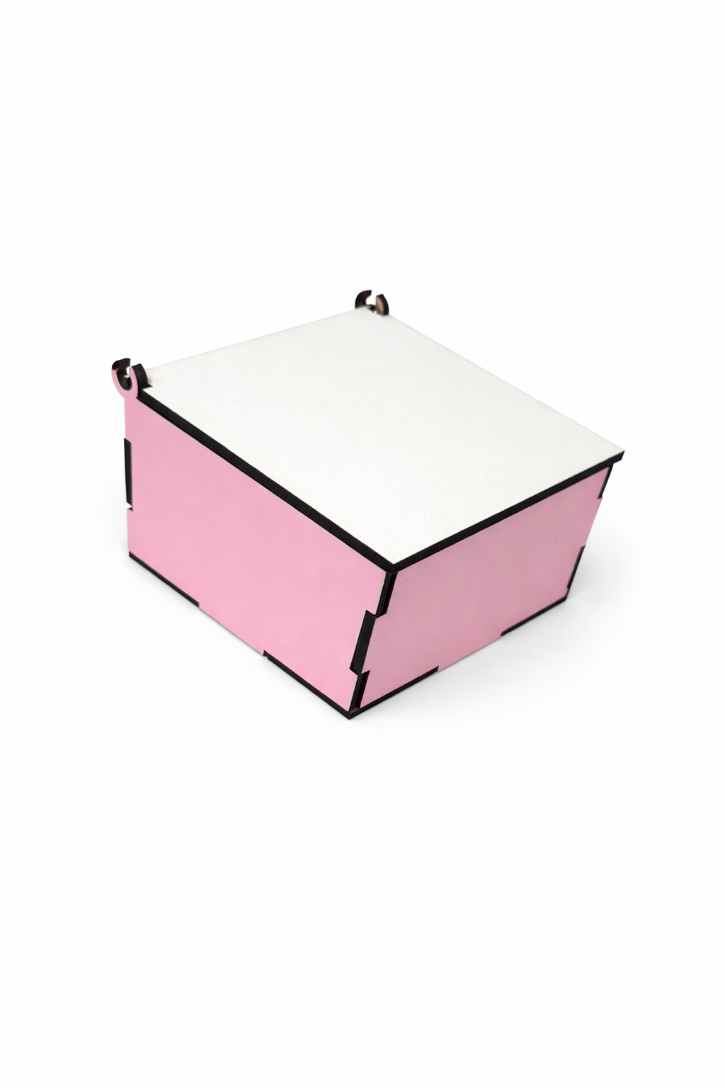 CAIXA EM MDF -10x10 ROSA