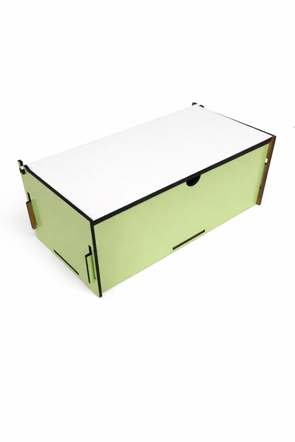 CAIXA EM MDF PARA 2 CANECAS-VERDE