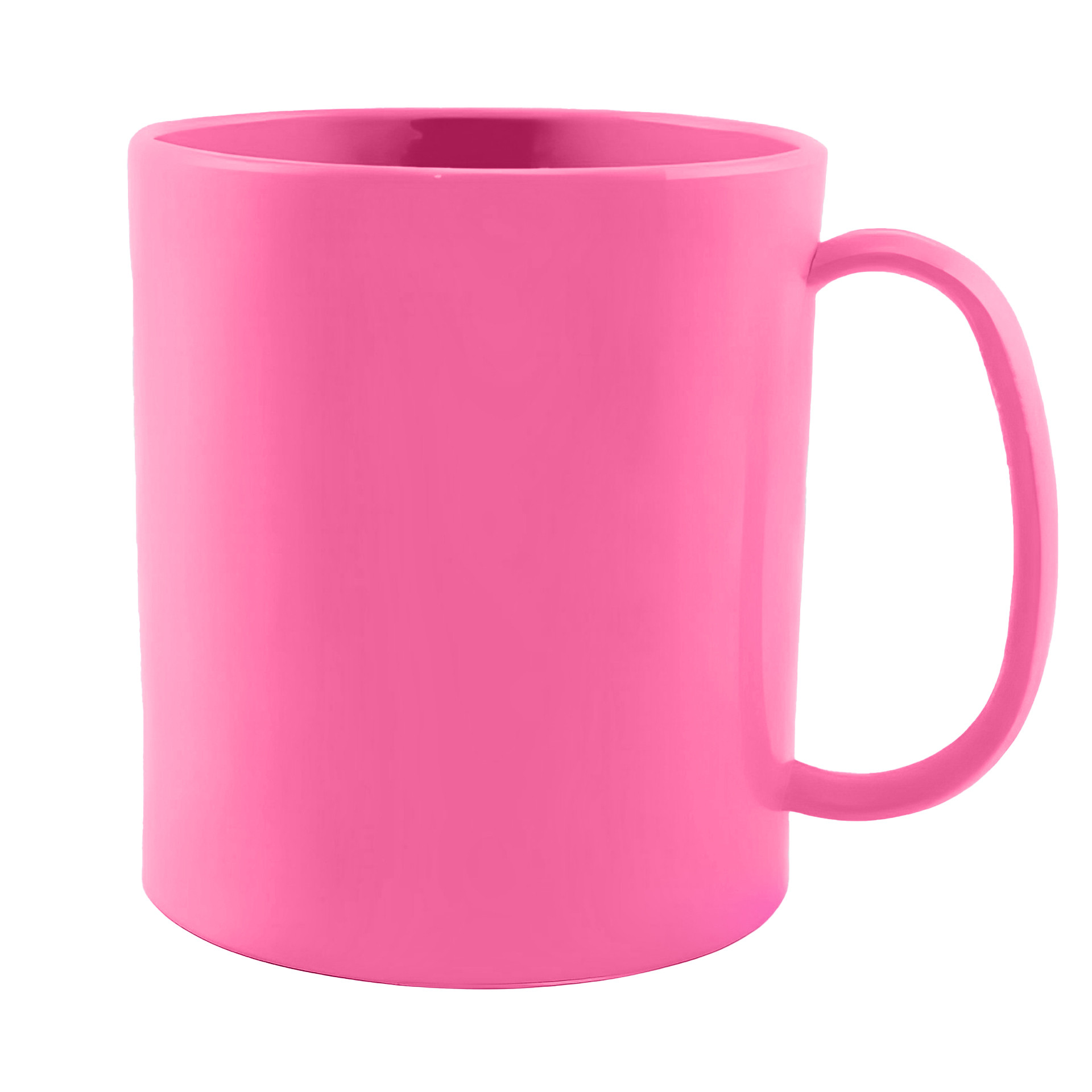 Caneca Plástica Para Sublimação Rosa