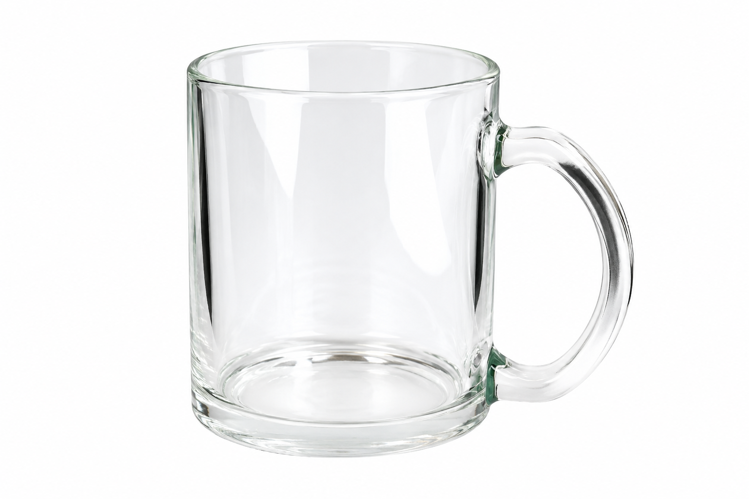 CANECA VIDRO TRANSP. 325ML