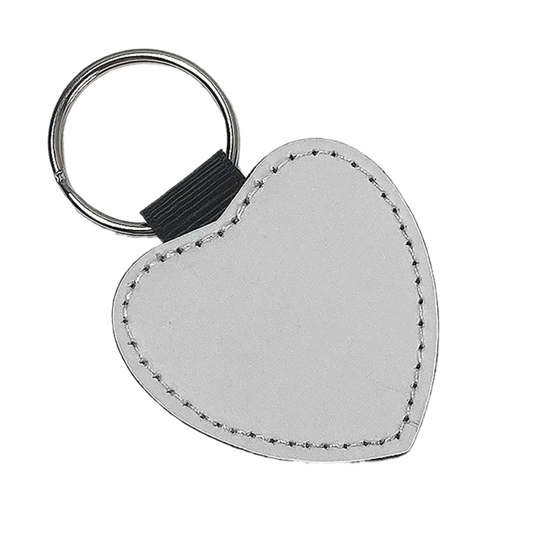 Chaveiro em PU para Sublimação Coração