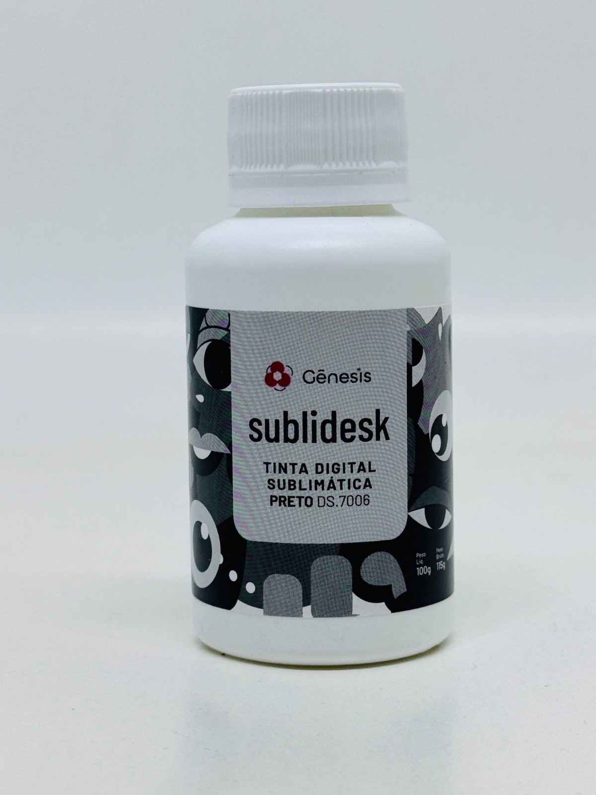 Tinta para sublimação Gênesis Preta  100 ML
