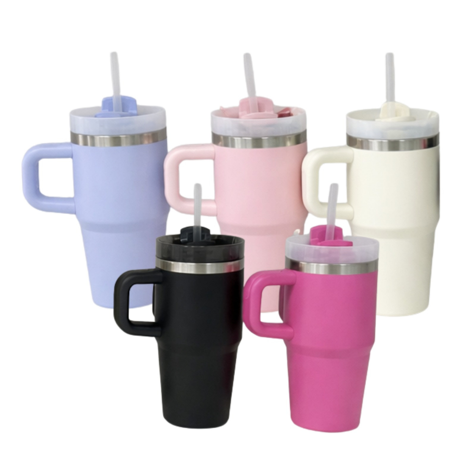 COPO TÉRMICO C/ CANUDO 600ML