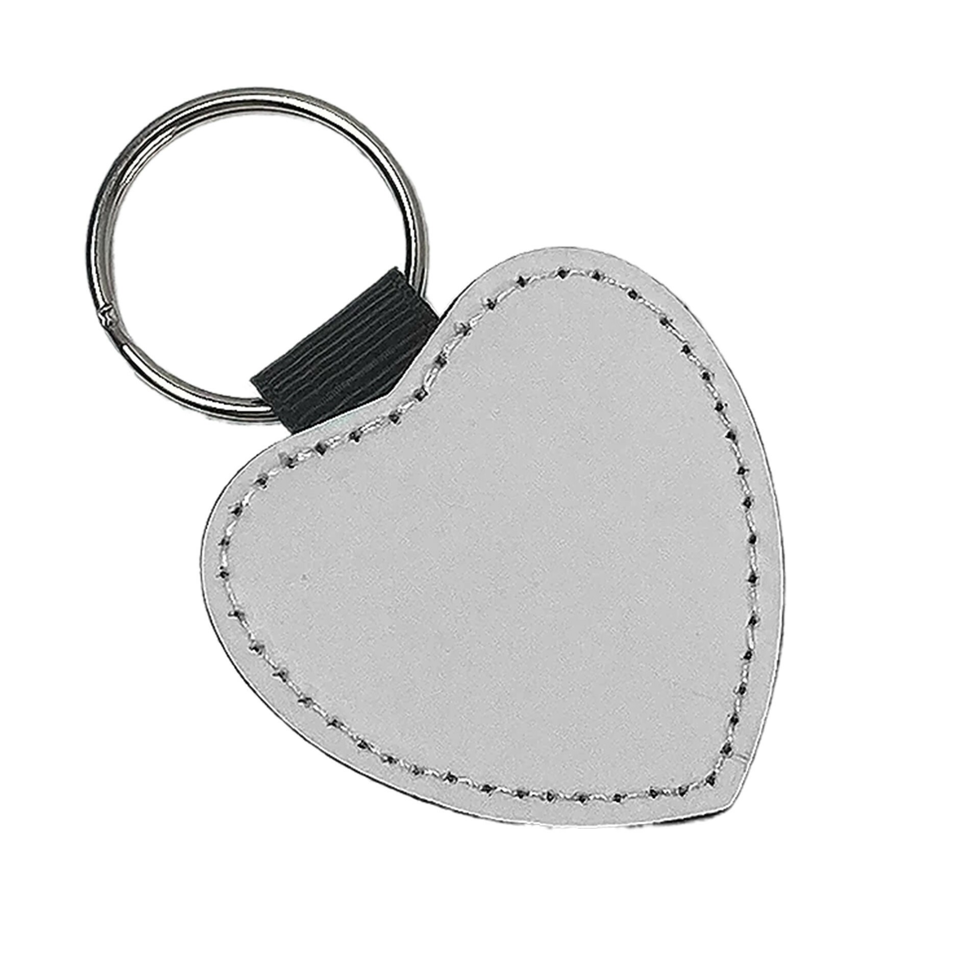 Chaveiro em PU para Sublimação Coração