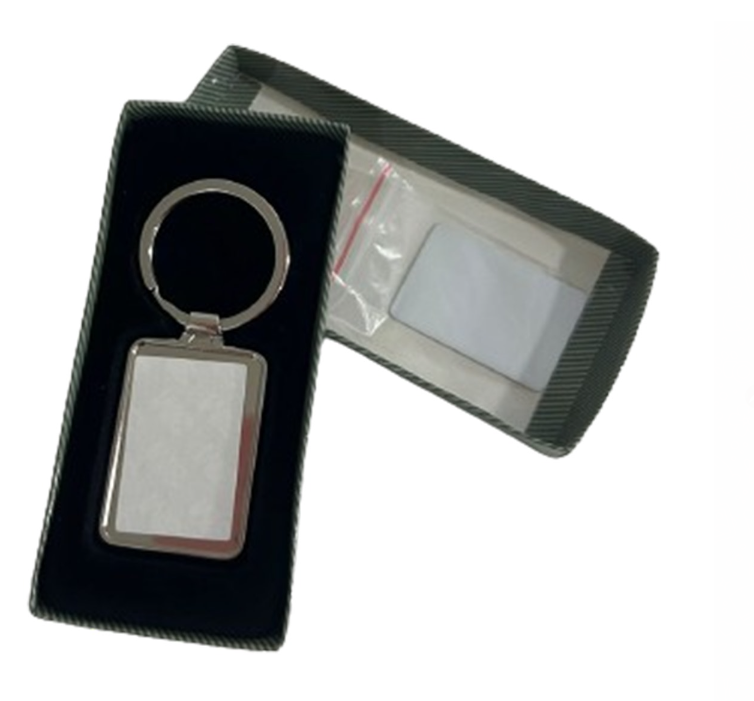 CHAVEIRO EM METAL- FORMATO RETANGULAR