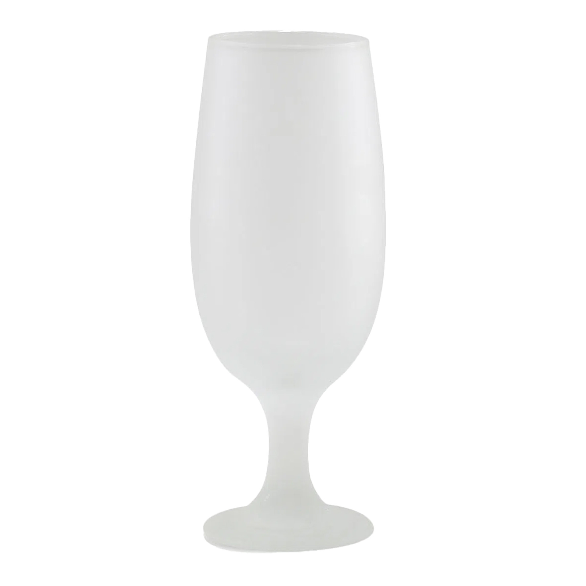 TAÇA VIDRO TULIPA JATEADA- 325 ML