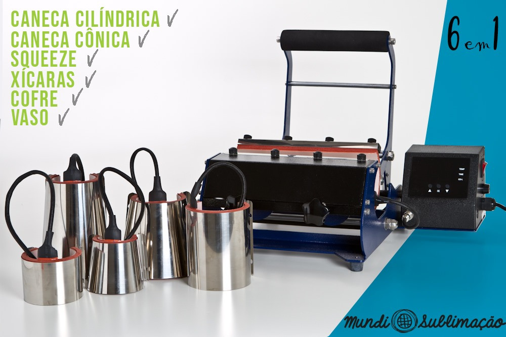 PRENSA DE CANECA 6X1- MUNDI- 110V