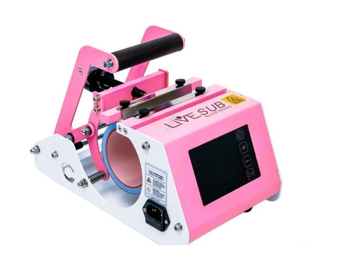 PRENSA CANECA- CRAFT EXPRESS- 220V- ROSA