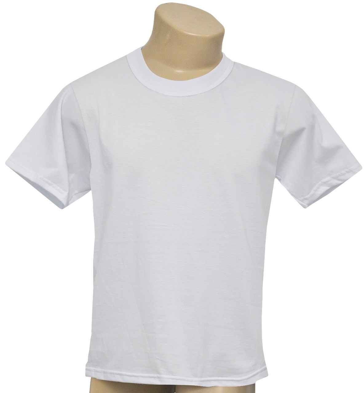 Camiseta Infantil Algodão Penteada 30.1 Branca