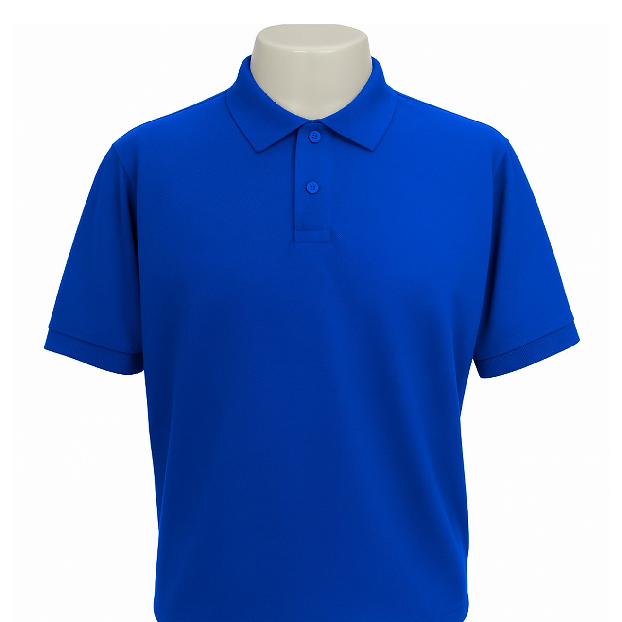 Camisa Polo Masculina Azul TECIDO PIQUET