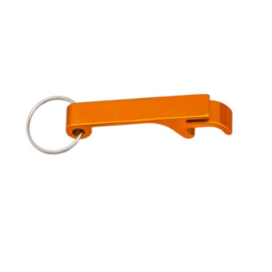 CHAVEIRO E ABRIDOR EM ALUMINIO- LARANJA