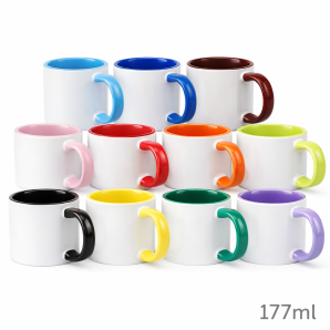 CANECA ALÇA E INTERIOR COLORIDA 177ML