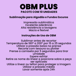 Papel OBM Plus - A3 - Pacote c/ 10 Un. 