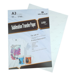 PAPEL SUBLIMATICO MECOLOUR A3-100 folhas