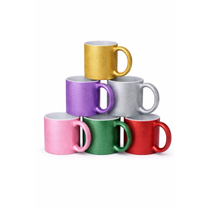 Caneca Cerâmica Glliter 325ml 