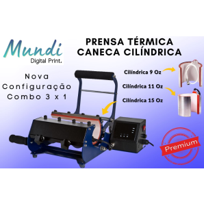 PRENSA DE CANECA 3X1- MUNDI- 220v