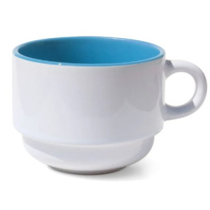 XÍCARA CERAMICA 150ML- P/ TORRE- AZUL