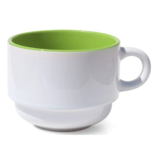 XÍCARA CERAMICA 150ML- P/ TORRE- VERDE