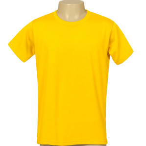 CAMISA POLIÉSTER AMARELO CANARIO