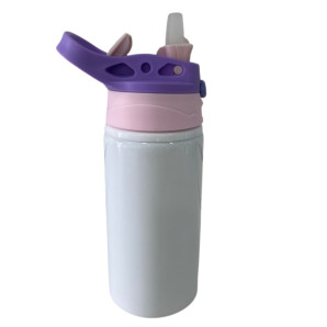 SQUEEZE ALUMINIO  500ML- TAMPA ROXO E ROSA