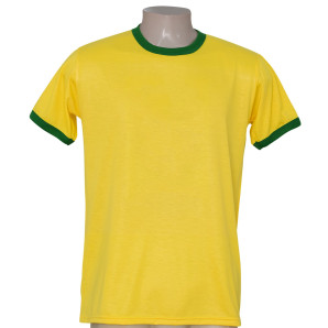 CAMISA POLIESTER AMARELO /DEBRUM VERDE- EDIÇÃO ESPECIAL COPA