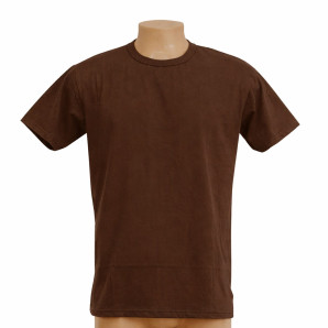 Camiseta Algodão Penteada 30.1 Marrom