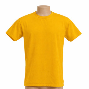 Camiseta Algodão Penteada 30.1 Amarela