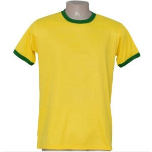 CAMISA POLIESTER AMARELO /DEBRUM VERDE- EDIÇÃO ESPECIAL COPA