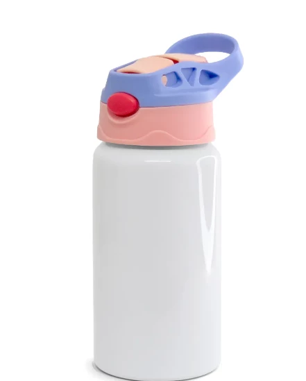 SQUEEZE ALUMINIO 500ML- TAMPA ROSA E ROXA