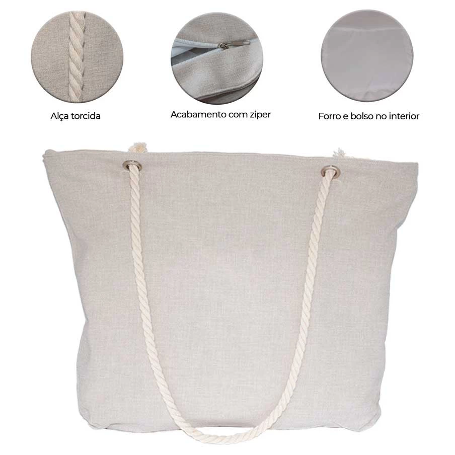 BOLSA P/ SUBLIMAÇÃO EM LINHO