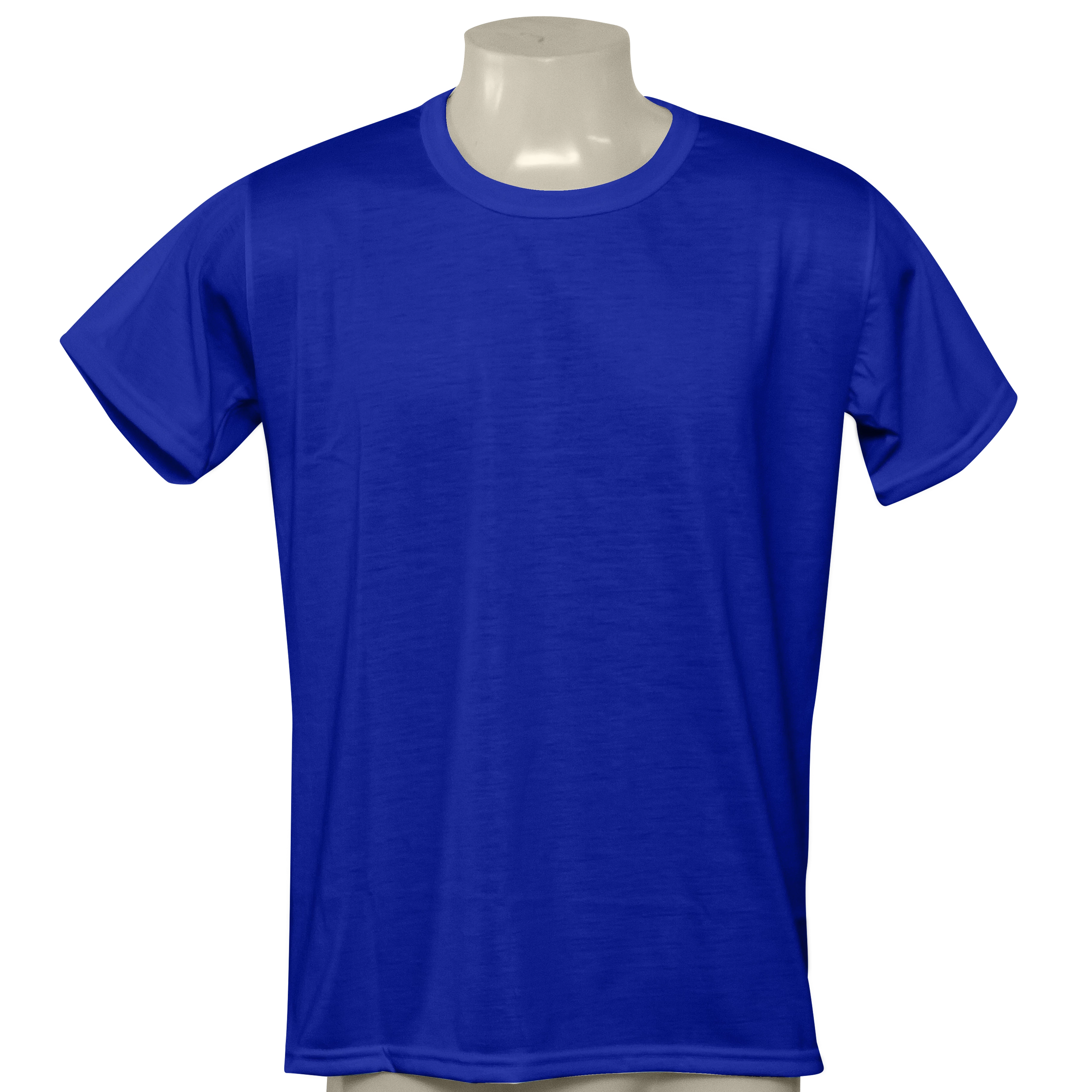 Camisa Poliéster Tradicional Azul Royal