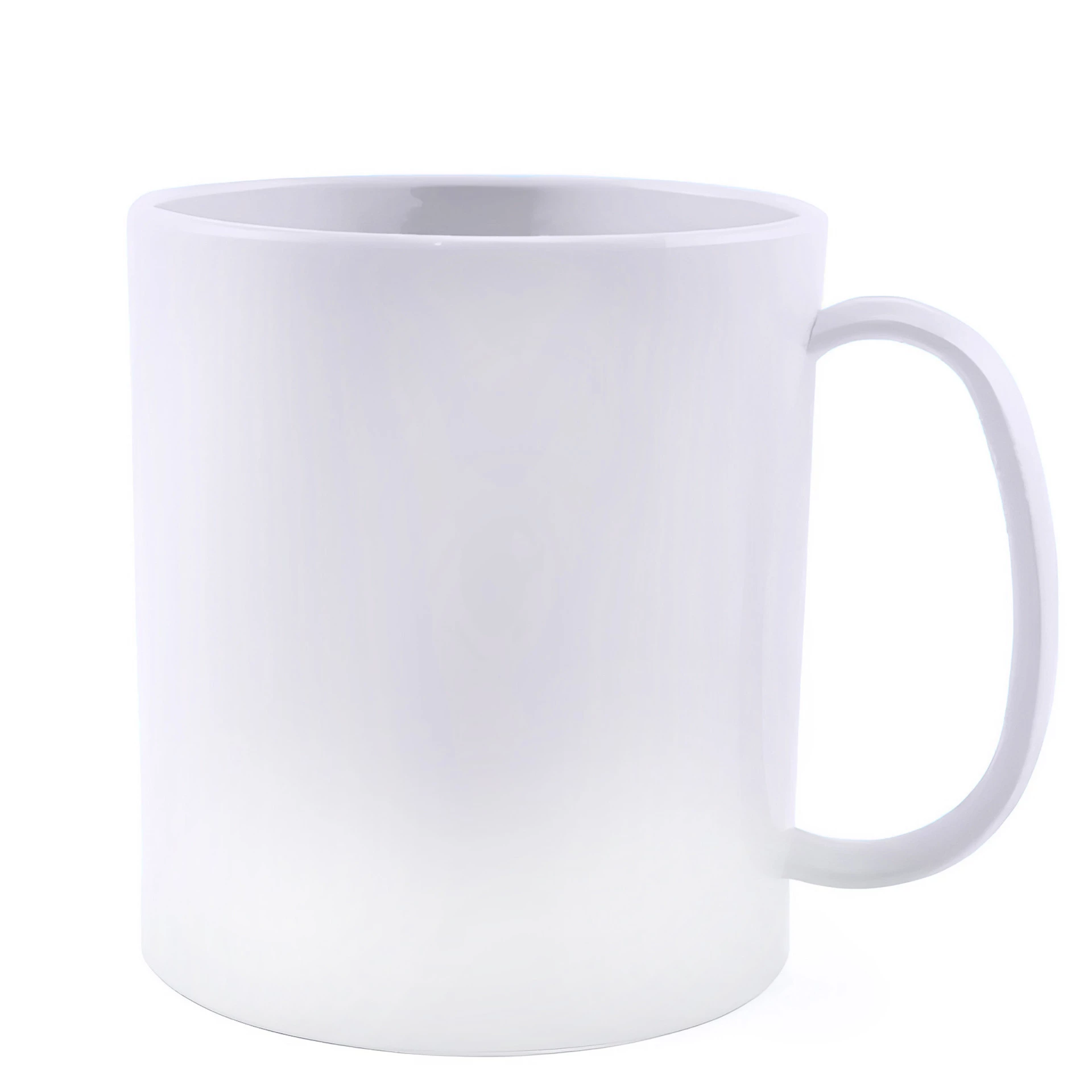 Caneca Plástica Para Sublimação Branca
