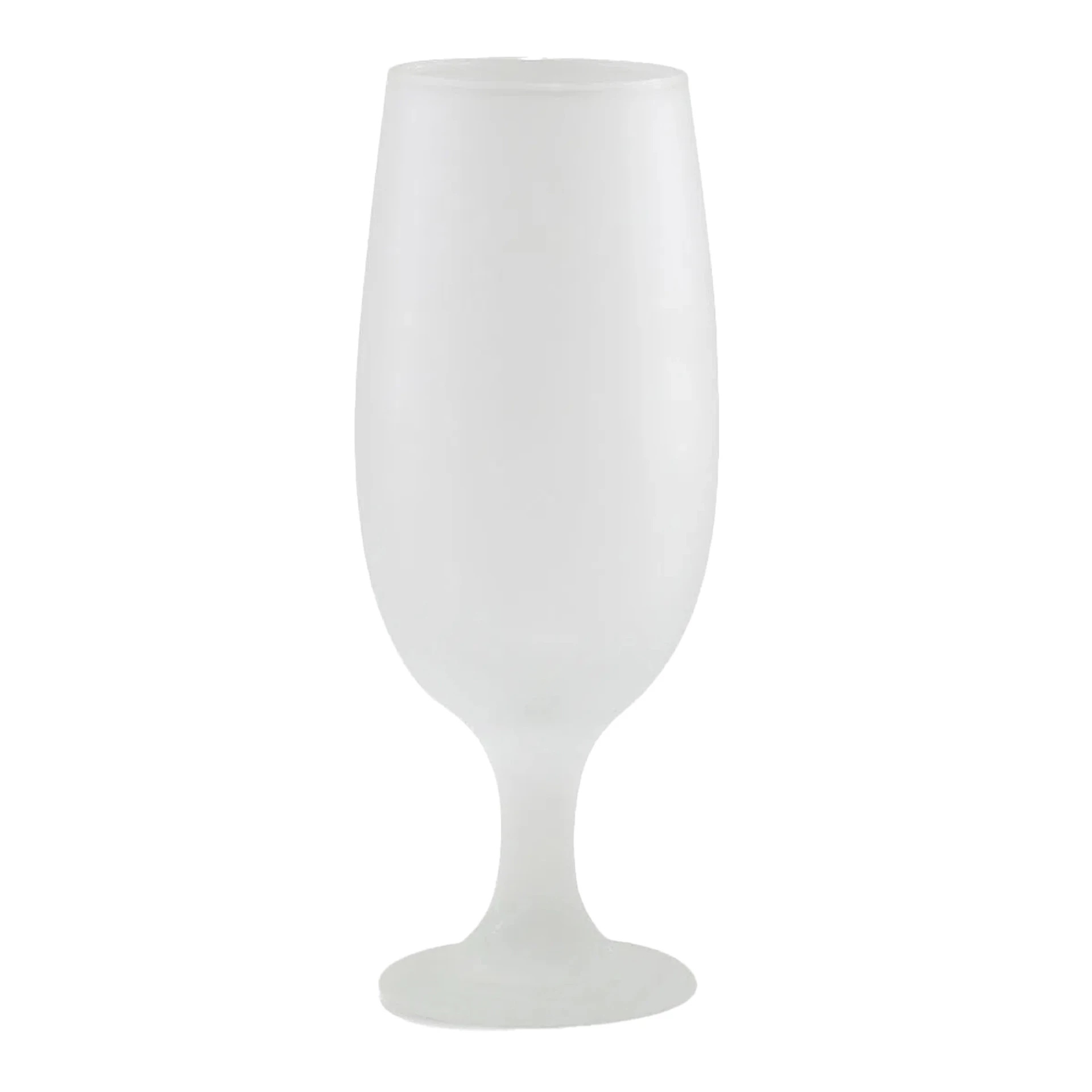 TAÇA VIDRO TULIPA JATEADA- 325 ML