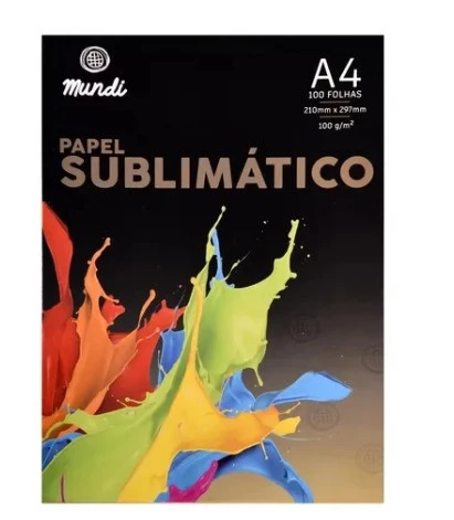 Papel Sublimático Globinho A4 100 Folhas