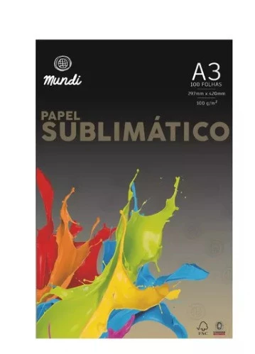 Papel Sublimático Globinho A3 100 Folhas