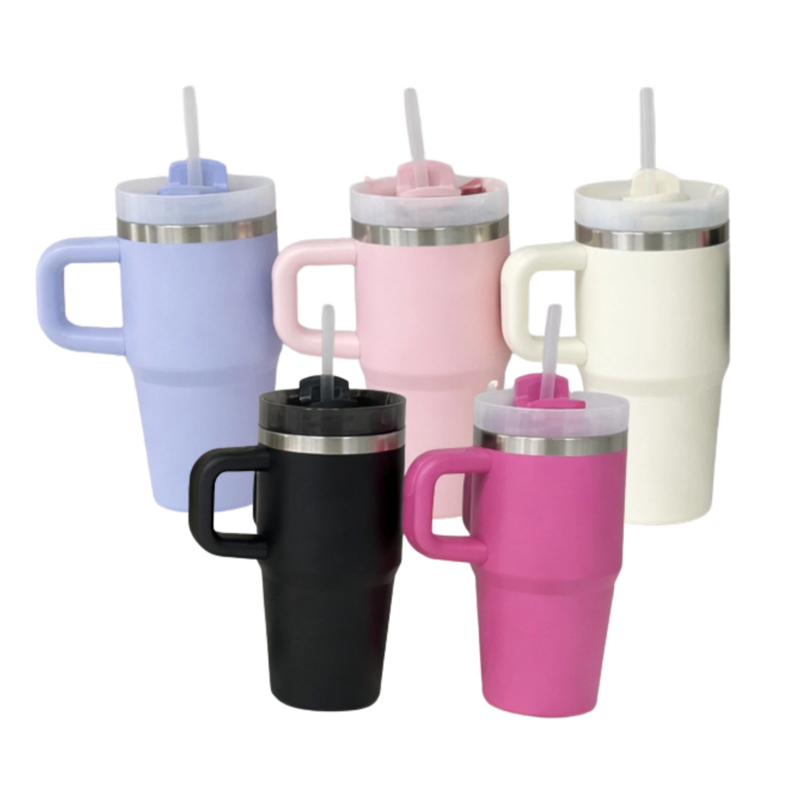 COPO TÉRMICO C/ CANUDO 600ML