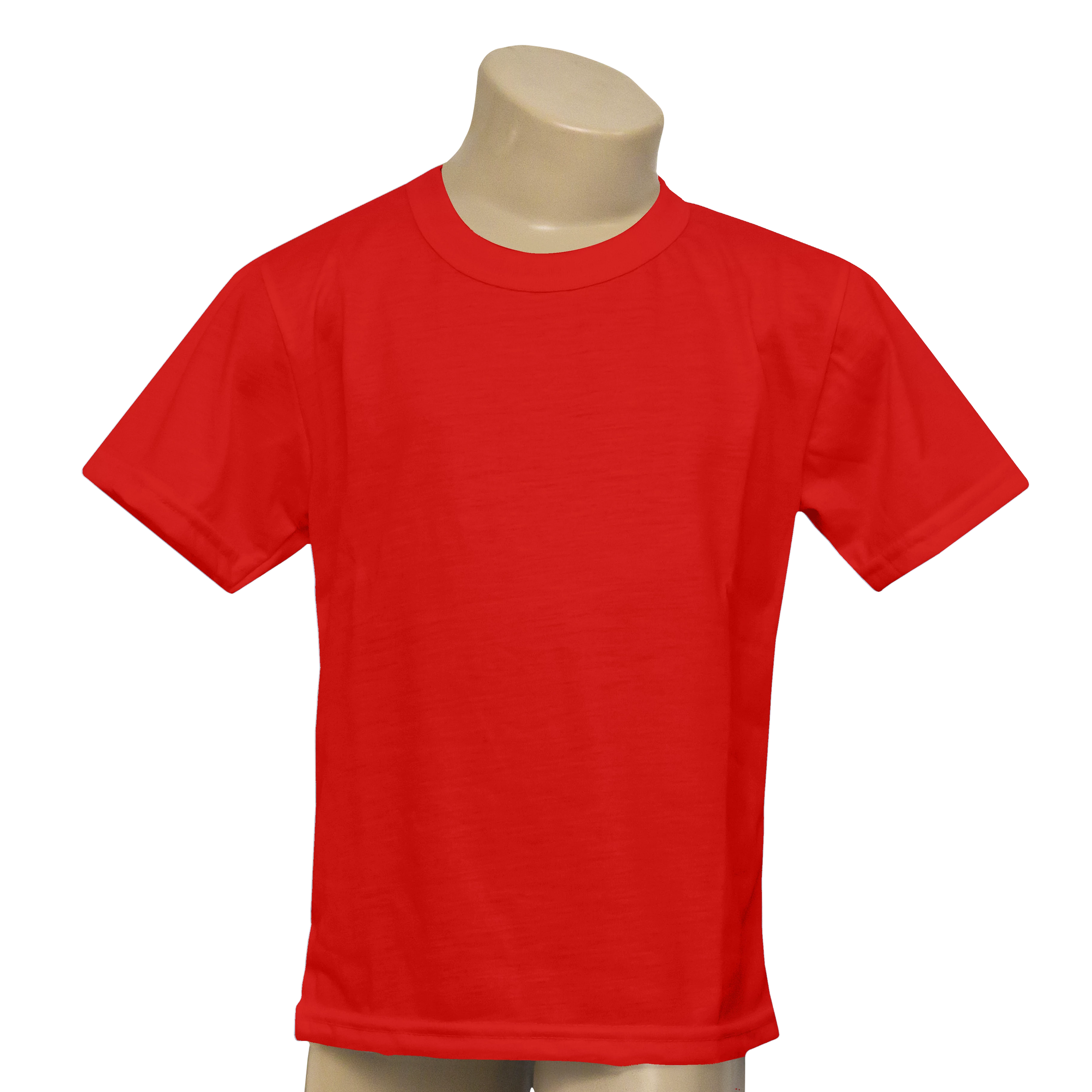 CAMISA INFANTIL VERMELHA POLIESTER