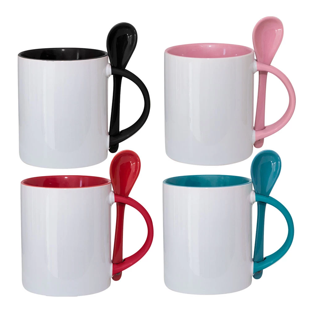  CANECA C/ COLHER RETA
