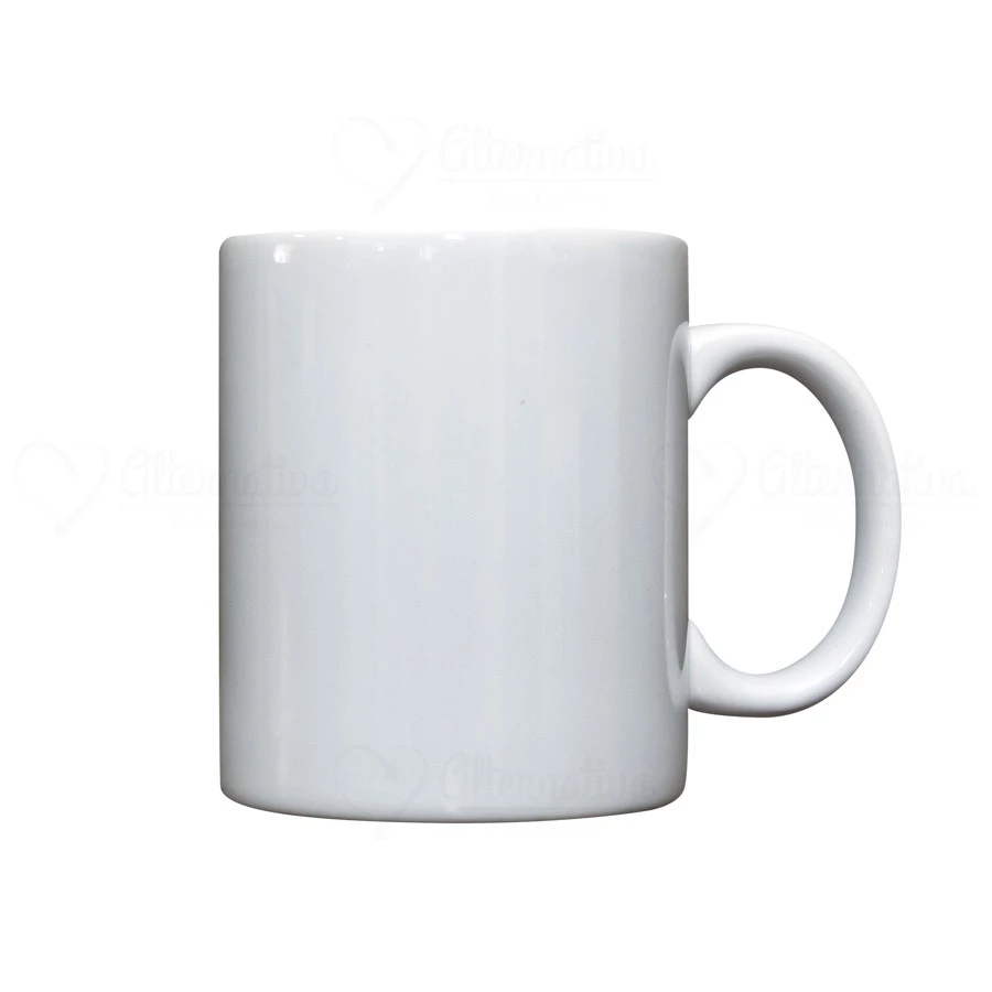 Caneca Cerâmica Branca Importada PREMIUM 325 ML 12 Un