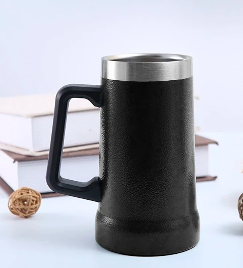 CANECA TÉRMICA INOX 710ML- PRETA