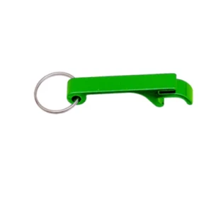 CHAVEIRO E ABRIDOR EM ALUMINIO- VERDE