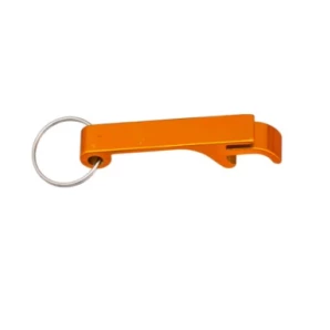 CHAVEIRO E ABRIDOR EM ALUMINIO- LARANJA
