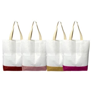 SACOLA ECOBAG C/ BARRA GLITTER