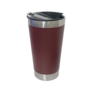 Copo Térmico Inox BORDO C/ Abridor de Garrafa
