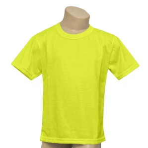 Camisa Infantil Amarelo Neon