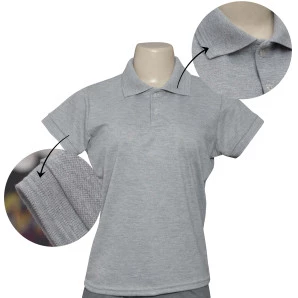 Camisa Polo Feminina Mescla TECIDO PIQUET