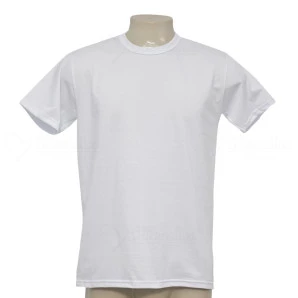Camiseta Algodão Penteada 30.1 Branca